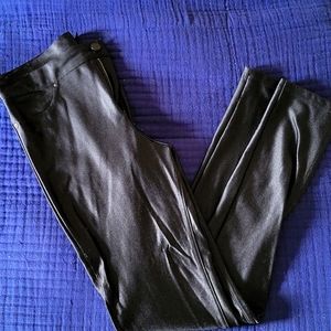 H&M black "Grease" spandex like pants size medium